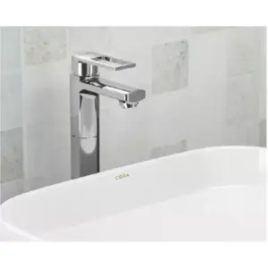 CERA Sanitary Cera Lever Single Lever Basin Mixer with 305mm Extended Body, Winslet F1099452CH
