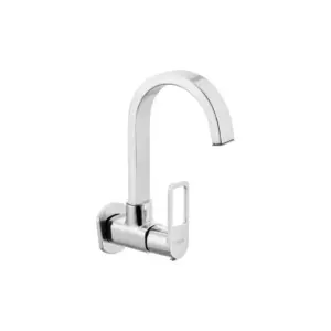 CERA Sanitary Cera Lever Sink Cock Wall Mounted with 150mm/6" Long Swivel Spout, Winslet F1099251CH