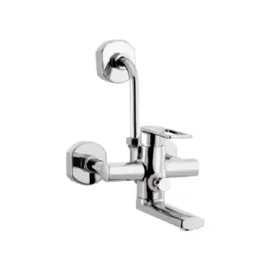 CERA Sanitary Cera Lever Single Lever Wall Mixer with Bend Pipe for Overhead Shower, Winslet F1099411CH