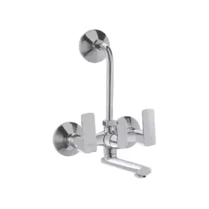 CERA Sanitary Cera Lever Wall Mixer with Bend Pipe for Overhead Shower, Ruby F1005401CH