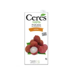 Ceres Juices Ceres Litchi Juice 1L Tetra (Pack of 12Pcs)