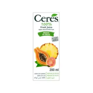 Ceres Juices Ceres Medley of Fruits Juice Tetra 200ml (Pack of 24Pcs)