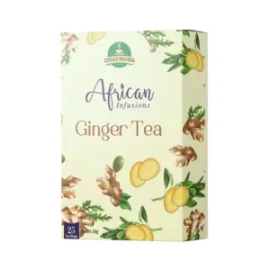 Chai Bora African Infusions Ginger Tea 2gm 25bags (Pack of 12Pcs) (EX-E)