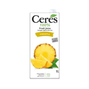 Ceres Juices Ceres Pineapple Juice 1L Tetra (Pack of 12Pcs)
