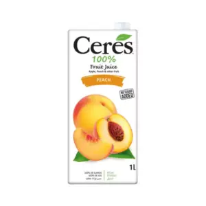 Ceres Juices Ceres Peach Juice 1L Tetra (Pack of 12Pcs)