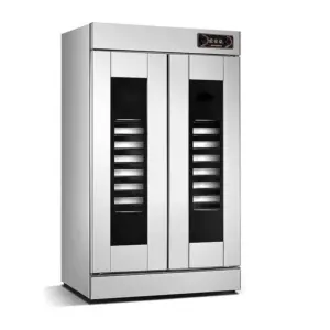Commercial Kitchen Equipment Commercial Dough Prover 32-Tray, 2.8kW High-Capacity Fermentation Cabinet, Industrial Stainless Steel Bread Prover – FJ-32