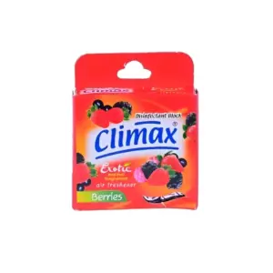 Climax Disinfectant Block Air Freshener, Berries 50g (Pack of 144pcs)