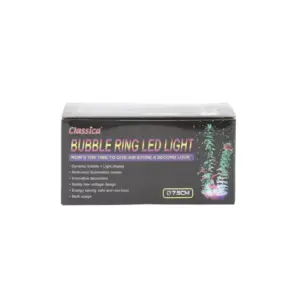 Generic Classica Bubble Ring LED Light 7.5cm with Dynamic Bubble & Light Display (Multicolour)