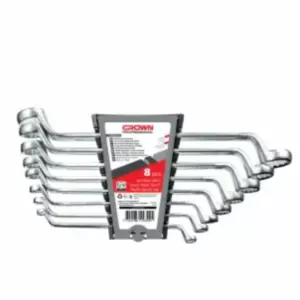 Crown Professional Crown Combination Spanner Set Alloy Steel Chrome Finish CPHWR‑XA8