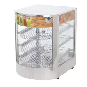 Commercial Kitchen Equipment Commercial Food Warmer Counter Top Display 0.75KW HW-1P
