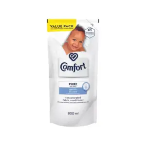 Comfort Fabric Conditioner Pure, Value Pack 800ml