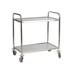 Hotel Appliances Generic Commercial Food Serving Trolley Stainless Steel