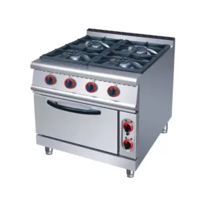 Commercial Kitchen Equipment Commercial Cooking Range 4 Gas Burner HGR-905