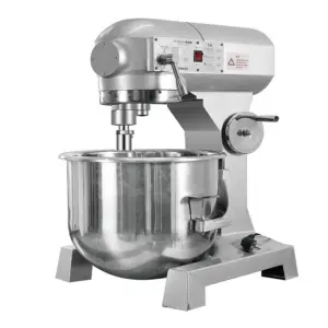 Commercial Kitchen Equipment Commercial Electric Gear-Driven Food Mixer 0.37kW 15L , 3-Speed Professional Planetary Mixer WG-B15