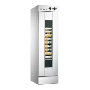 Commercial Kitchen Equipment Commercial Electric 16-Tray Industrial Proofer Cabinet, 2.6kW Professional Bread Dough Proofing Machine, Heavy-Duty Stainless Steel Bakery Proofer WG-16C