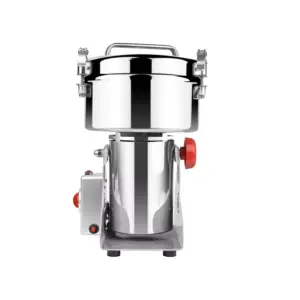 Commercial Kitchen Equipment Commercial Electric Heavy-Duty Spice Grinder 1.5kg, 3kW Industrial Stainless Steel Grain and Spice Mill, High-Speed Electric Pulverizer WG-1500Y