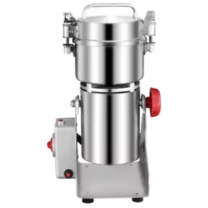 Commercial Kitchen Equipment Commercial Electric High-Speed Spice Grinder 300g, 1.5kW Professional Stainless Steel Grain and Spice Mill, Heavy-Duty Electric Grinder WG-300