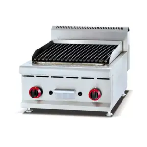 Hotel Appliances Generic Commercial Table Top Stone Grill Gas/Charcoal