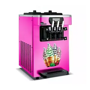 Hotel Appliances Generic Commercial Table Top Soft Serve Ice Cream Machine with 3 Dispensers 20L/H