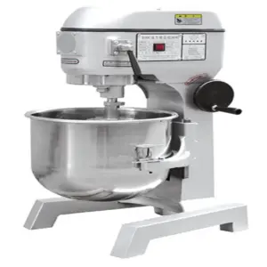 Commercial Kitchen Equipment Commercial Electric Food Mixer 20L, 1.1kW Gear-Driven 3-Speed Planetary Mixer, Professional Bakery & Dough Mixer B20S