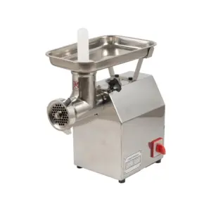 Commercial Kitchen Equipment Commercial Electric Full Stainless Steel Meat Mincer, 220kg/hr Heavy-Duty Meat Grinder, Professional 1100W Industrial Butcher Machine WG-22