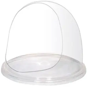 Commercial Kitchen Equipment Plastic Cover for Candy Floss Machine 520mm Diameter Protective Dome Shield, Professional Transparent Cotton Candy Machine Wind Guard PC-C3