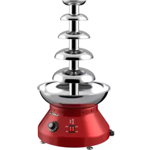 Commercial Kitchen Equipment 5-Layer Chocolate Fountain 3L, Professional 230W Motor, Stainless Steel Dessert Tier WG-CF51
