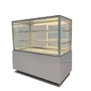 Commercial Kitchen Equipment Commercial Electric Box Counter Cake Showcase 900mm, Dual Compressors, Fan Cooling, 450W WG-TS-3