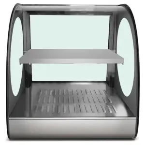 Commercial Kitchen Equipment Commercial Electric Food Display Warme, Extra-Wide 3-Shelf Heated Showcase, Professional 1.5kW Glass Warming Cabinet  HW-1200