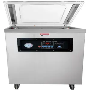 Commercial Kitchen Equipment Commercial Electric Industrial Vacuum Packing Machine, 0.85kW Professional 500mm Chamber Vacuum Sealer, Heavy-Duty Floor-Standing Food Preservation Machine DZ500S