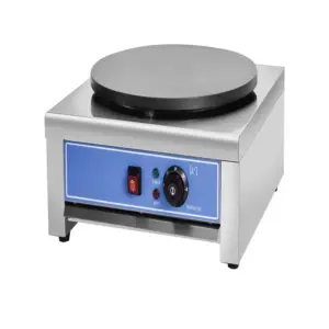 Commercial Kitchen Equipment Commercial Electric Single Plate Electric Crepe Machine 3kW, 40cm Professional Non-Stick Pancake Maker WG-1EYE