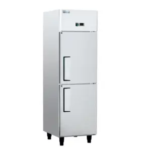 Commercial Kitchen Equipment Commercial Electric Static Cooling Upright Freezer, 428L Stainless Steel Vertical Freezer, Professional Dixell Controlled Storage STUF-02