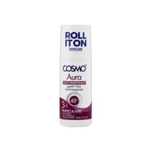 Cosmo Cosmetics Cosmo Aura Antiperspirant 3 in 1 Roll It on 50ml, COS-AUR-3IN1-50