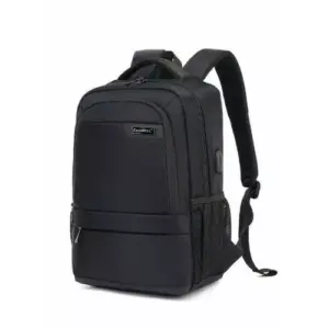 Coolbell Backpack Laptop Bag 15.6" Unisex Packsack Case For Notebook Computer Shoulder Travel Carrying Bag Black & Gray CB-8256