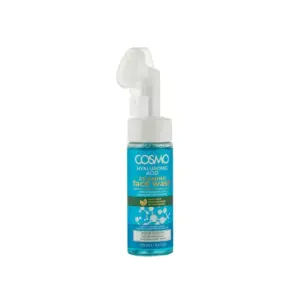 Cosmo Cosmetics Cosmo Acid Foaming Face Wash with Brush, Hyaluronic, 175ml, CAF-FWB175-HY