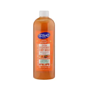 Cosmo Cosmetics Cosmo Glow White Exfoliating Body Wash Gluta Papaya Extra Brightening 1000ml