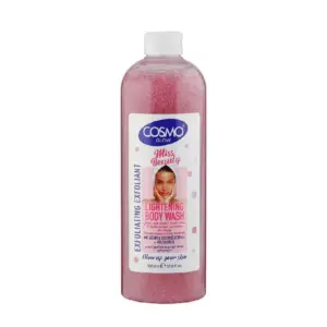 Cosmo Cosmetics Cosmo Glow White Exfoliating Body Wash Miss Beauty Lightening 1000ml