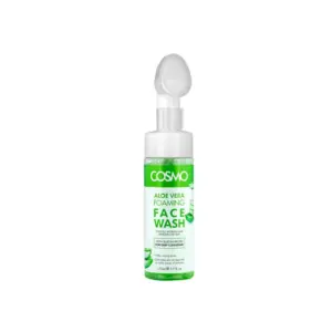 Cosmo Cosmetics Cosmo Foaming Face Wash with Brush, Aloe Vera, 175ml, CF-FW175-AV