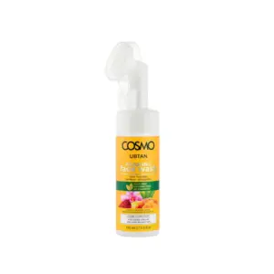 Cosmo Cosmetics Cosmo Foaming Face Wash with Brush, Ubtan, 175ml, CF-FWB175-UB
