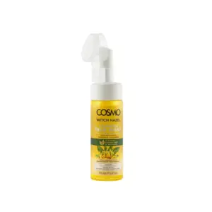 Cosmo Cosmetics Cosmo Foaming Face Wash with Brush, Witch Hazel, 175ml, CF-FWB175-WH