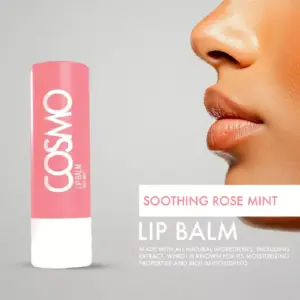 Cosmo Cosmetics Cosmo Soothing Lip Balm Rose Mint 4.5g