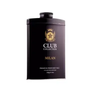 Cosmo Cosmetics Cosmo Premium Perfumed Talc Club Collection Milan 250g