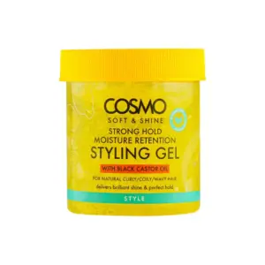 Cosmo Cosmetics Cosmo Soft & Shine Strong Hold Moisturize Retention Styling Gel, 450g, CSS-SHG450