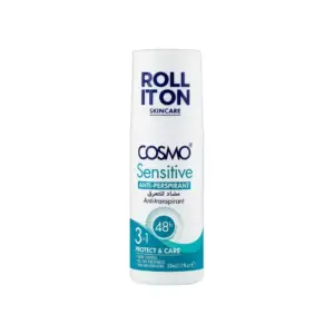 Cosmo Cosmetics Cosmo Skin Care Sensitive Anti Perspirant 3 in 1 Roll It On, 50ml, CSS-AR50