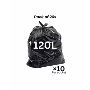 New Mohammedi Cowboy Garbage Bag 120L Trash Bags 10 Bags Per Packet Eco Friendly Pack of 20
