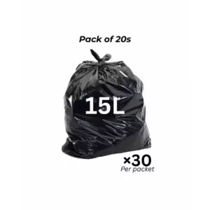 New Mohammedi Cowboy Garbage Bag 15L Trash Bags 30 Bags Per Packet Eco Friendly Pack of 20