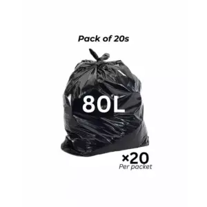 New Mohammedi Cowboy Garbage Bag 80L Trash Bags 20 Bags Per Packet Eco Friendly Pack of 20