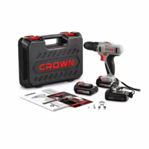 Crown Professional Crown Cordless Drill Screwdriver 18V Li‑Ion 1.5Ah BMC CT21056L