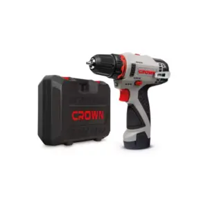 Crown Professional Crown Cordless Screw/Drill Driver 0.8-10mm12V, 2Ah Battery, 19/30Nm Torque CT21072HX-2 BMC