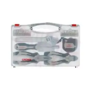 Crown Professional Crown Hand Tool Set 25 pcs Household Carry Case CPH‑TS‑IXA25